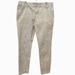Mossimo Supply Co Jeans Leopard Print Womens Size 17